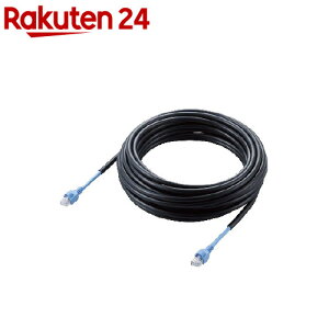 �G���R�� LAN�P�[�u�� CAT5e ���O�Ή��� 10m �u���b�N LD-VAPFR�^BK10(1�{)�y�G���R��(ELECOM)�z