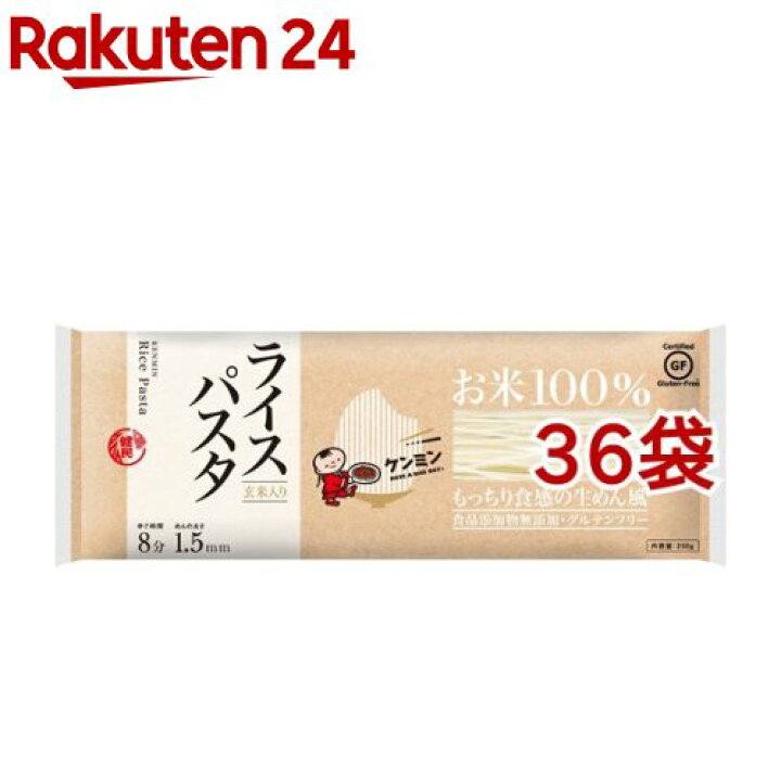 楽天市場 ケンミン ライスパスタ 250g 36袋セット ケンミン 楽天24