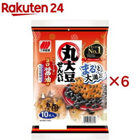 丸大豆せんべい 旨口醤油味(10枚入×6セット)