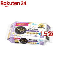 エリエール キレキラ！ 1枚で徹底トイレお掃除シート つめかえ用(20枚入×15袋セット)【エリエール】
