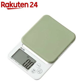 タニタ デジタルクッキングスケール グリーン KJ-222-GR(1台)【タニタ(TANITA)】[計量器 2kg 0.1gキッチン 壁掛け収納]