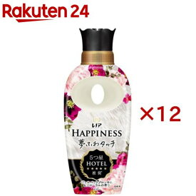 レノア ハピネス 夢ふわタッチ 柔軟剤 ヴェルベットブロッサム＆フローラル 本体(450ml×12セット)【レノアハピネス】