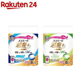エリエール 消臭+トイレットティシュー コンパクト ダブル(8ロール入×6セット)