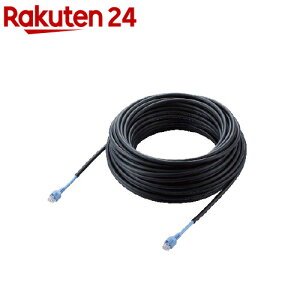 �G���R�� LAN�P�[�u�� CAT5e ���O�Ή��� 30m �u���b�N LD-VAPFR�^BK30(1�{)�y�G���R��(ELECOM)�z