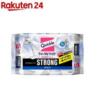 クイックルワイパー 立体吸着ウエットシート ストロング(24枚入(12枚入×2個))【クイックルワイパー】