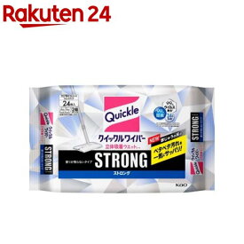 クイックルワイパー 立体吸着ウエットシート ストロング(24枚入)【クイックルワイパー】