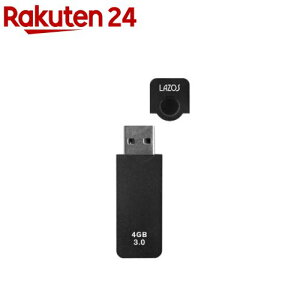 LAZOS �L���b�v�� USB�t���b�V�������� 4GB L-US4-CPB(1��)