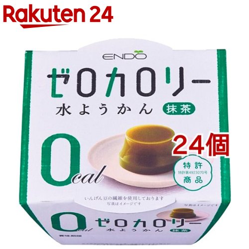 遠藤製餡 Eゼロカロリー 水ようかん 抹茶(90g*24個セット)