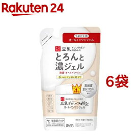 なめらか本舗 とろんと濃ジェル NC つめかえ用(100g*6袋セット)【なめらか本舗】