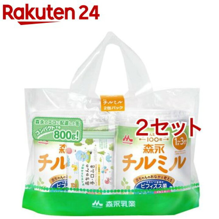 楽天市場】森永 チルミル 大缶パック(800g*2缶入*2セット)【チルミル 