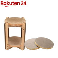 バリバリボウルタワー XL ライトブラウン + 交換用つめとぎ(1セット)【猫壱】