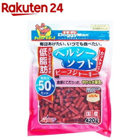 ドギーマン ヘルシーソフトビーフジャーキー カットタイプ(420g)【ドギーマン(Doggy Man)】