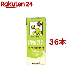 キッコーマン 調製豆乳(200ml*36本セット)【キッコーマン】[たんぱく質]