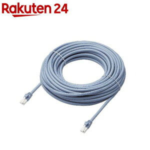 �G���R�� LAN�P�[�u�� Cat6A 15m �u���[ LD-GPAT�^BU15�^RS(1�{)�y�G���R��(ELECOM)�z