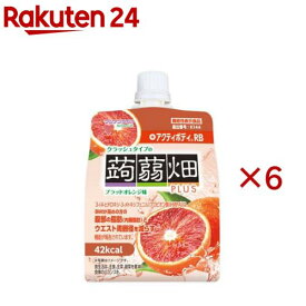 クラッシュタイプの蒟蒻畑プラスブラッドオレンジ味(150g×6セット)【蒟蒻畑】