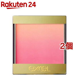 エクセル オーラティックブラッシュ AB01 ピーチ＆ピーチ(2個セット)【エクセル(excel)】[チーク グラデーション]