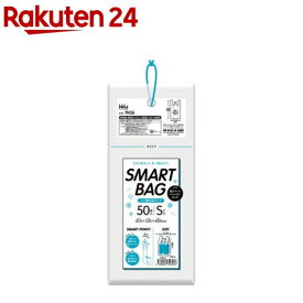 SMART BAG ひも付き レジ袋 S 白 コンパクトタイプ TN36(50枚入)