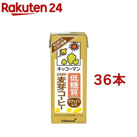 キッコーマン 低糖質 豆乳飲料 麦芽コーヒー(200ml*36本セット)【キッコーマン】