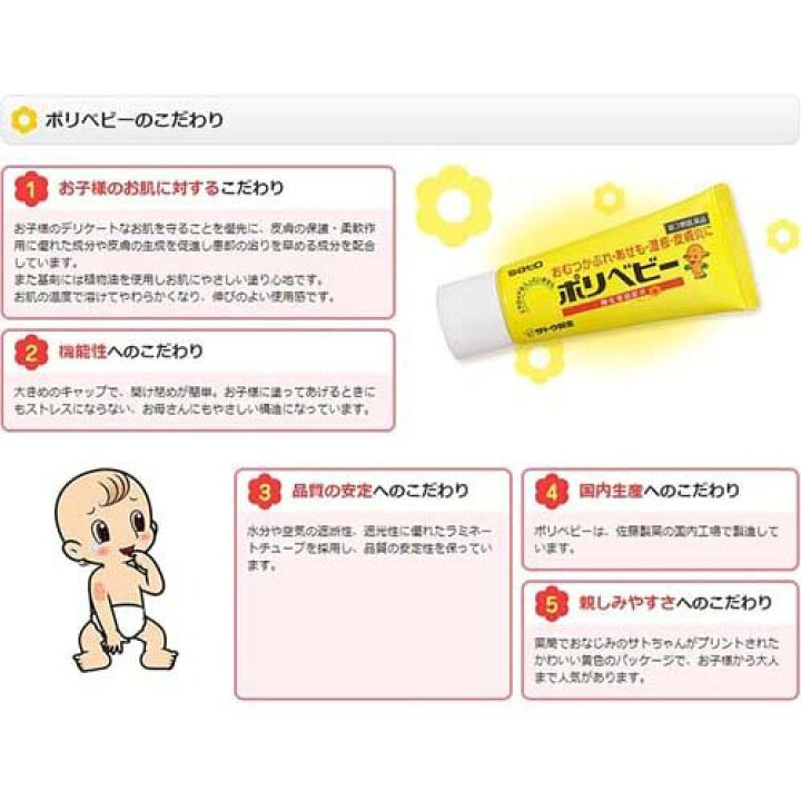 815円 公式ストア ポリベビー 30g 5個セット 第3類医薬品 815円 公式ストア ポリベビー 30g 5個セット 第3類医薬品