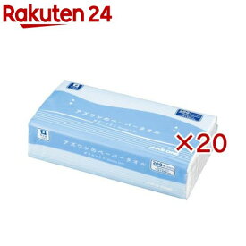アズワンのペーパータオル ダブルソフト 2枚重ね(200組入×20セット)