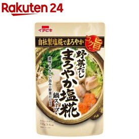 イチビキ ストレート コク旨野菜だしまろやか塩糀鍋スープ(720g)【イチビキ】