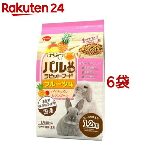 パルone ラビットフード フルーツ味(1.2kg*6袋セット)