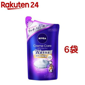 ニベア クリームケア ボディウォッシュ パリスリッチパルファン つめかえ用(360ml*6袋セット)【ニベア】[ボディソープ おすすめ 泡 保湿 しっとり 乾燥肌]