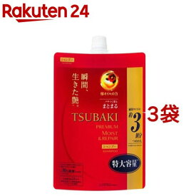 ツバキ(TSUBAKI) プレミアムモイスト＆リペア(シャンプー)つめかえ(1000ml*3袋セット)【ツバキシリーズ】