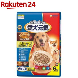 愛犬元気 肥満が気になる7歳以上用 ささみ・ビーフ・緑黄色野菜・小魚入り(6kg)【愛犬元気】[ドッグフード]