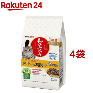 JPスタイル和の究み猫用セレクトヘルスケアデリケートなお腹ガード(1.4kg*4袋セット)【ジェーピースタイル(JP STYLE)】