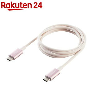 �G���R�� USB�P�[�u�� 1m Type-C �}���[�d �f�����ɂ��� �s���N MPA-CCPS10PNPN(1�{)�y�G���R��(ELECOM)�z