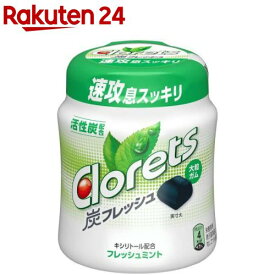 クロレッツ炭フレッシュ フレッシュミント ボトル(112g)【クロレッツ】