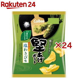 堅あげポテト塩わさび味(60g×24セット)