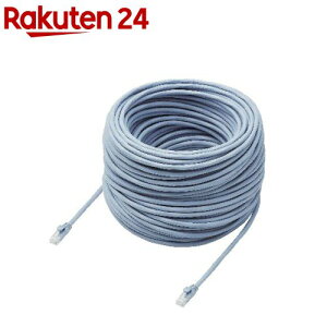 �G���R�� LAN�P�[�u�� CAT6A 60m �u���[ LD-GPAT�^BU60�^RS(1�{)�y�G���R��(ELECOM)�z
