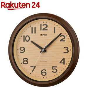MAG 防塵防水掛時計 モク W-796 BR-Z(1個)