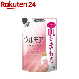 ウルモア 高保湿入浴液 クリーミーローズの香り 入浴剤 にごり湯 詰め替え(480ml)【ウルモア】[入浴剤 にごり湯 保湿成分 乾燥肌 子供 詰め替え シカ]