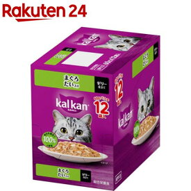 カルカン パウチ まぐろ たい入り 成猫 キャットフード ウェットフード(60g×12袋入)【カルカン パウチ】[キャットフード ウェットフード]