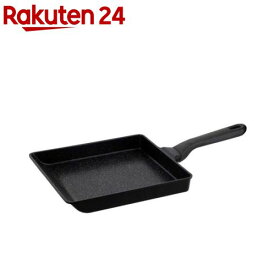 LIV PLUS でかすぎる 卵焼き器 23×25cm ガス火専用 ブラック ND-3901(1個)【ベストコ】
