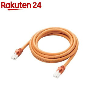 GR LANP[u CAT6A 2m  10Gbps Xg[g ܐ܂h~ IW(1)yGR(ELECOM)z