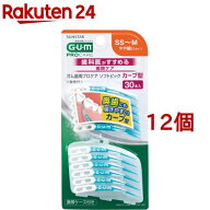 ガム(G・U・M) 歯周プロケア ソフトピック カーブ型30P サイズSS-M(30本入*12個セット)【ガム(G・U・M)】…