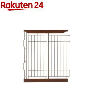 リッチェル 木製スライドペットサークル レギュラー仕切り ダークブラウン(1枚入)