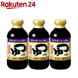 桃屋 つゆ 大徳利(400ml×3セット)【桃屋】[めんつゆ 調味料 天つゆ 丼物 煮物]