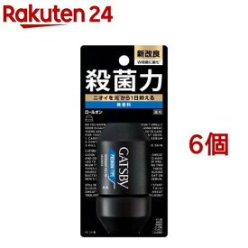 ギャツビー プレミアムタイプ デオドラント ロールオン 無香料(60ml*6個セット)【ギャツビー(GATSBY)】