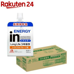 森永製菓 inゼリー エネルギーロングライフ トロピカルフルーツ味(180g×36個入)【inゼリー】