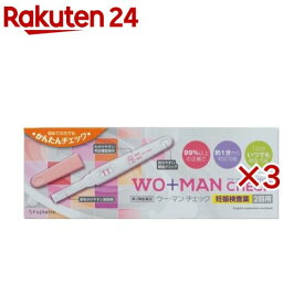 【第2類医薬品】ウー・マンチェック2回用(2回用×3セット)