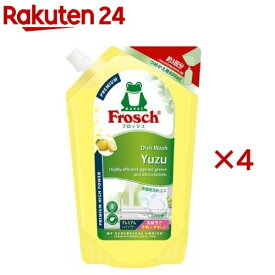 フロッシュ 食器用洗剤 ユズ プレミアム 詰替(800ml×4セット)