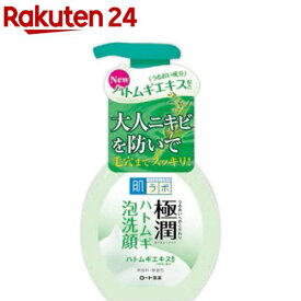 肌ラボ 極潤 ハトムギ泡洗顔(160ml)【肌研(ハダラボ)】[洗顔料 肌荒れ ニキビ 毛穴 ハトムギエキス 泡]