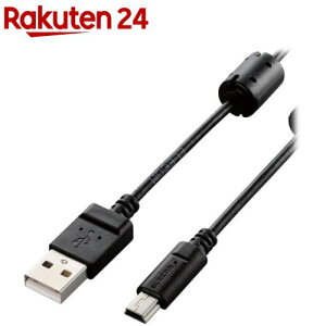 �G���R�� USB�P�[�u�� �f�W�J���p miniB �t�F���C�g�R�A �u���b�N 0.5m(1��)