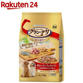 グラン・デリ カリカリ仕立て 成犬用 味わいビーフ入り セレクト(1.6kg)【dalc_unicharmpet】【グラン・デリ】[ドッグフード]