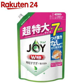 ジョイ W除菌 食器用洗剤 緑茶 詰め替え(910ml)【ジョイ(Joy)】